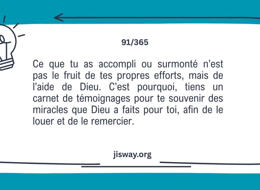 Si j’ai tenu, c’est Dieu.